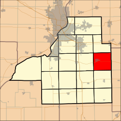 Vị trí trong Quận Tazewell, Illinois