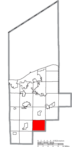 موقعیت بخش پنفیلد، شهرستان لوراین، اوهایو در نقشه