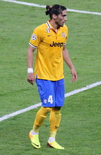 Martín Cáceres, Real Madrid vs Juventus, 24 October 2013 Champions League.JPG