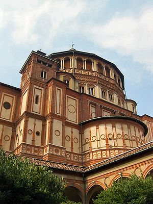 Apse of Bramante's Santa Maria delle Grazie, M...