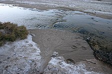 Pequeno abano aluvial no Val da Morte