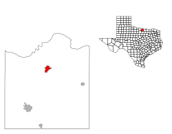 Vị trí trong Quận Montague, Texas