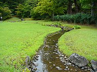 毛越寺の鑓水