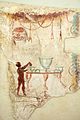 Preparing for Dionysiacal symposium. Mural painting from Delos, ca 100 BC.