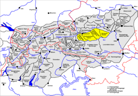 Location within the Eastern Alps