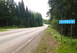 Norra infarten till Norrvik, 2013