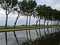 Landschap langsheen het kanaal Nieuwpoort-Plassendale