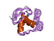 1ргд​: Рефинирано решење структуре ДНК везујућег домена глукокортикоидног рецептора из НМР података путем прорачуна релаксационих матрица