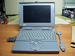 PowerBook 165 és SCI adapter.