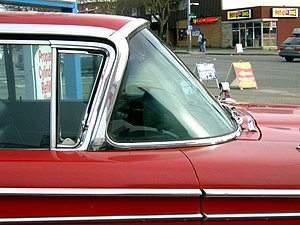 A panoramic windshield on a 1959 Edsel Corsair...