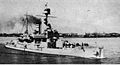 1939年に撮影された近代化改装後の海防戦艦「ピーザ・スクラム」