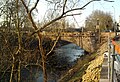 Le pont de la Seille, entre le Sablon et Plantières