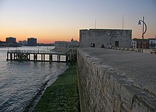 Photo.Entrée du port de Portsmouth