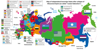 Una de las opciones para la división de Rusia (2023)