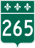 Route 265 shield