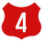 National Road 4 shield}}