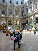 Vue de l'intérieur du Royal Exchange en 2002