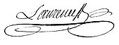 signature de Louis-Jean-Joseph Laurence