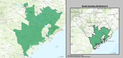 Южная Каролина, округ Конгресса США 6 (с 2013 г.) .tif