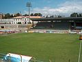 Vue du terrain depuis la tribune