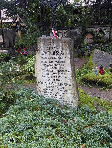 Plik:Stefan Zwolinski grób.jpg
