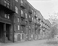 The rear of 220–230 East Bay Street around 1940