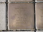 Stolperstein für Albert Rosenthal