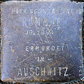 Stolperstein für eine Rommni (Peterstraße 31)