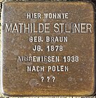 Stolperstein für Mathilde Steiner, Kusel