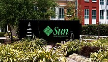 A Sun Modular Datacenter on display at the Sun Microsystems Executive Briefing Center in Menlo Park, California Sun Modular Datacenter SunEBC.JPG