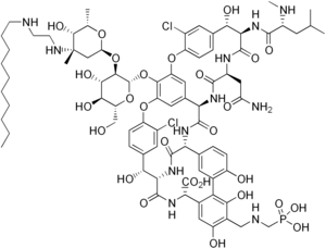 chemical structure of Telavancin