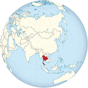 Thailand on the globe (Asia centered).svg