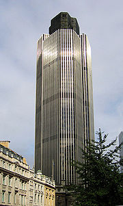 Tower 42 is the tallest building in the City of London