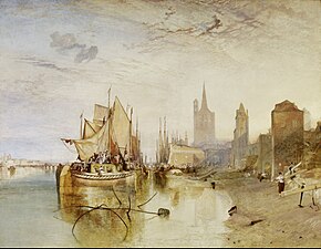 J. M. W. Turner, Cologne, the Arrival of a Packet Boat in the Evening, 1826[298]