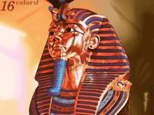 16-color image made with Deluxe Paint II for PC Tutankhamon.png