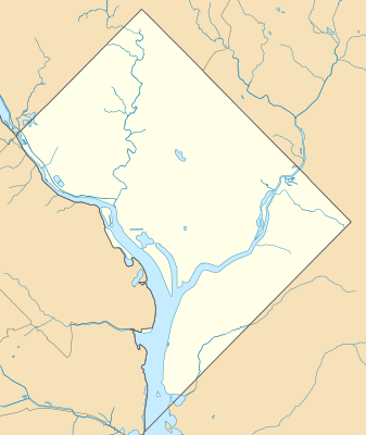 Location map USA District of Columbia