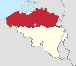 Kaart van Vlaamse Gemeenschap