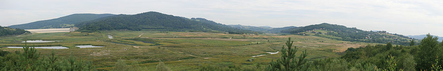 Panorama terenów zalewowych