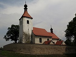 Farní kostel sv. Havla v Šebířově.