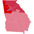 1984 United States presidential election in Georgia by congressional district