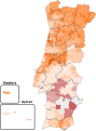 2006 Portuguese presidential election by municipality