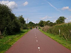 Katwijk, Streckenabschnitt entlang der Bahnstrecke Nijmegen–Venlo