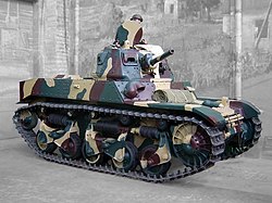 AMC 35 в танковому музеї в Сомюрі