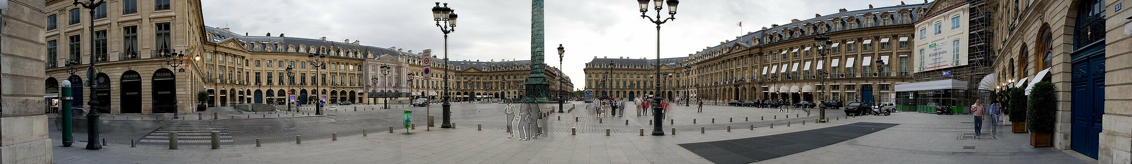 Pemandangan panoramik tempat Vendôme