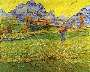 Луг в горах Ле Мас де Сен-Поль 1889 Винсент Ван Гог.jpg