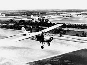 Vue de l'avion.