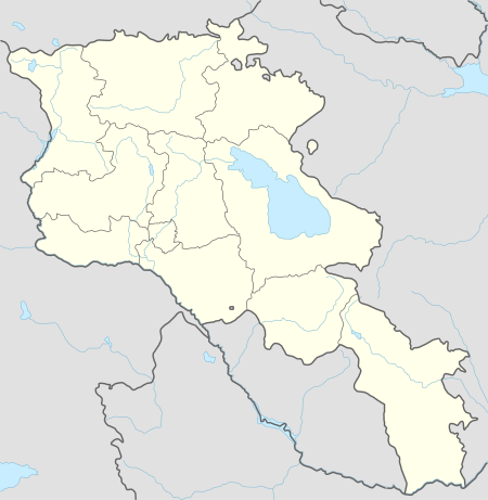 Mapa konturowa Armenii