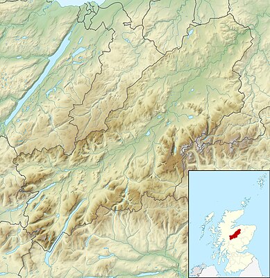 Location map Scotland Badenoch and Strathspey