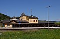 Bahnhof Aspang: Beginn der Wechselbahn  Qualitätsbild