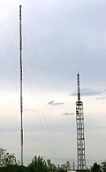 Radio towers in Balashiha, Russia